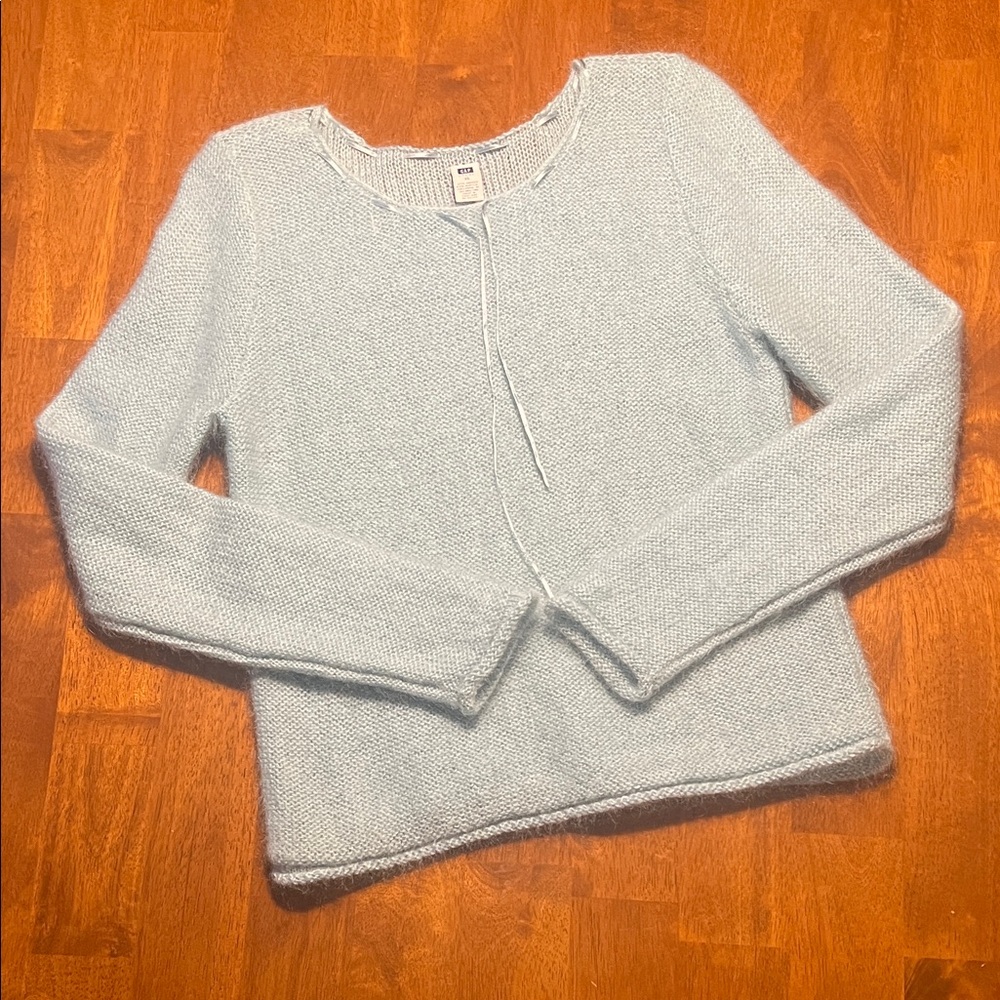 Gap Baby Blue Mohair Blend Pullover Sweater Size XL